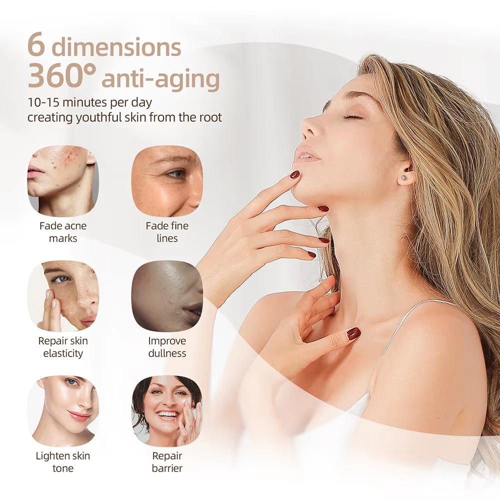 7-Color Photon Silicone LED Facial Mask for Red Light Therapy and Skin Care - Wireless 3D Beauty Treatment for Skin Repair and Brightening