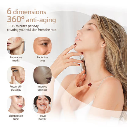 7-Color Photon Silicone LED Facial Mask for Red Light Therapy and Skin Care - Wireless 3D Beauty Treatment for Skin Repair and Brightening