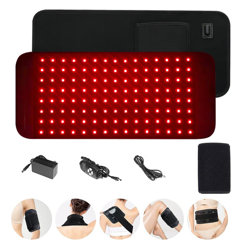Red Infrared Light Therapy Pad LED Beauty Devices for Face and Body Back Knee Hands Feet Relief Portable 660Nm 850Nm Heat Pad